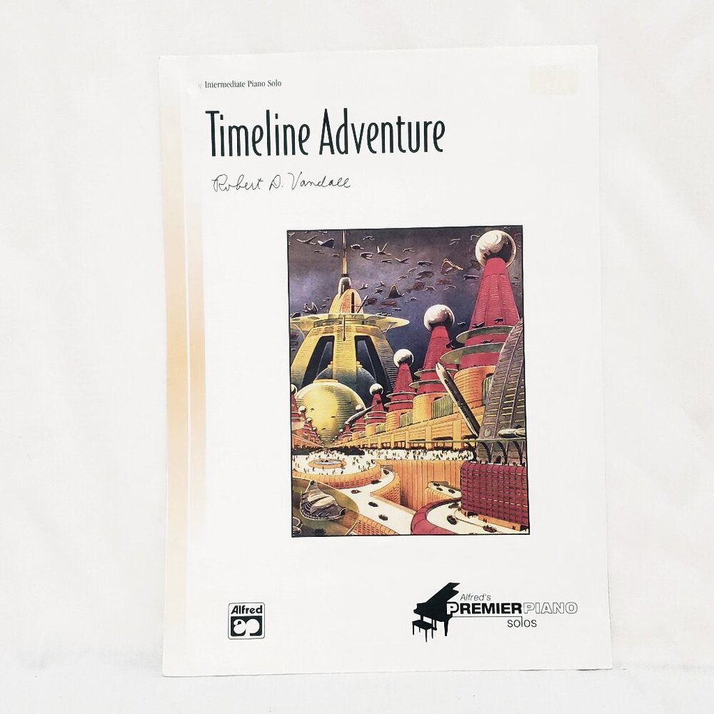 Timeline Adventure Intermediate Piano Solo Sheet Music Leaflet Alfred 2004